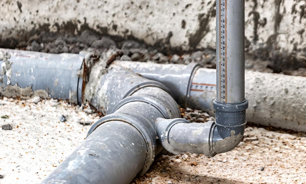 Raccordement tout à l'égout d'une maison